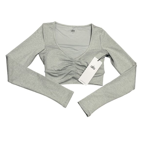 ALO Yoga | Tops | Alo Yoga Alosoft Intuition Long Sleeve Bra In